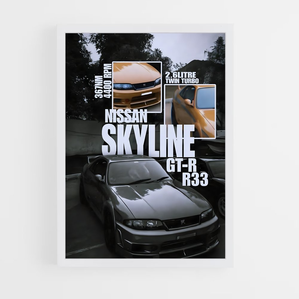 Poster GT-R Legend – affiche Nissan (vue 3)